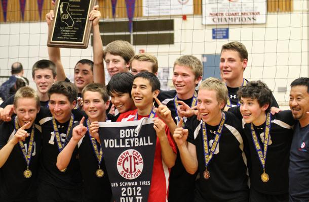 Volleyball Wins NCS Tourney over Dougherty Valley
