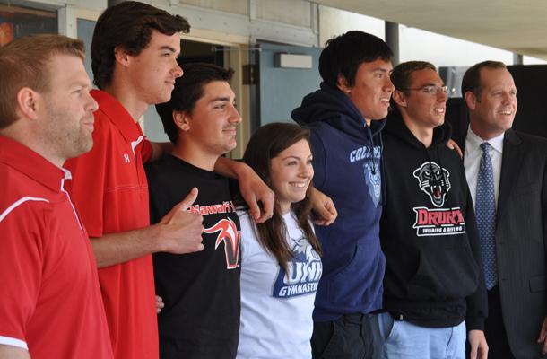 Sports Stars Sign College Commitments