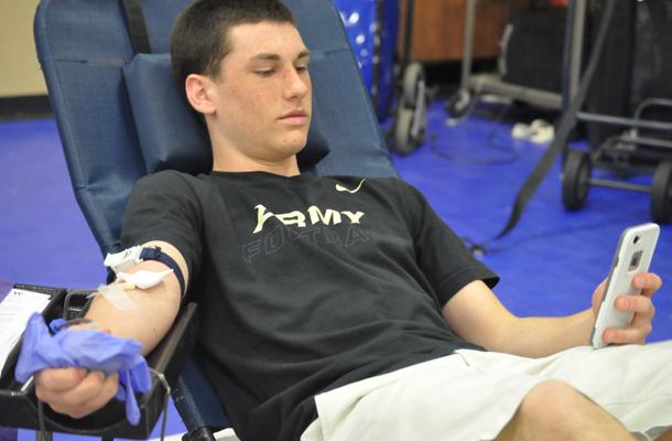 Blood Drive Drains Donors