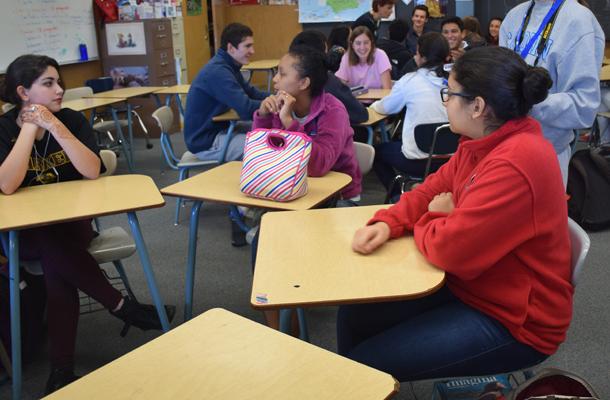 Central Americans Visit Spanish Class