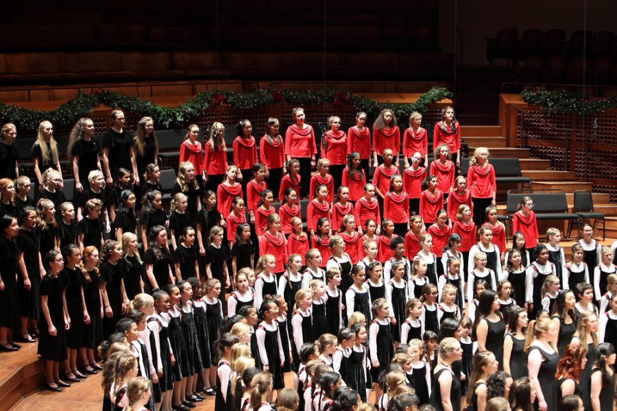 Chorus School Levels I - IV perform at Davies Symphony Hall, December 18, 2017.