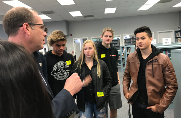 Elective Reps Visit Stanley Middle