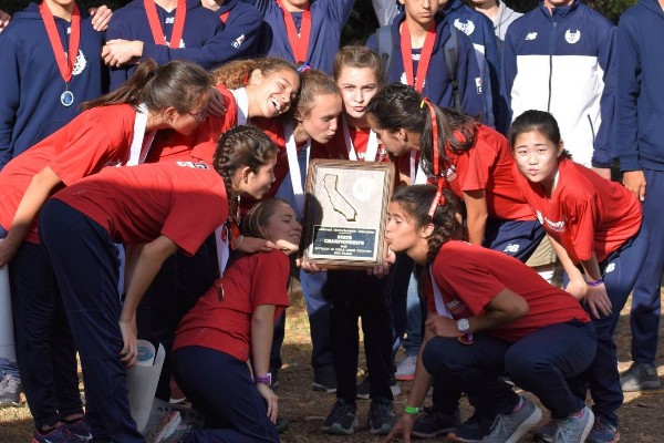 Girls Cross Country Awarded NCS Crown