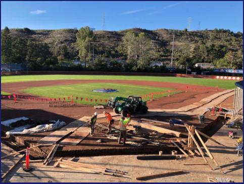 Company Donates Labor for Baseball Upgrades