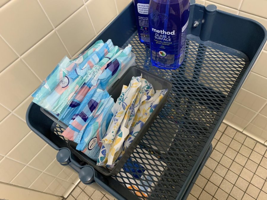 Free period products provide for students in the 2022-2023 school year.