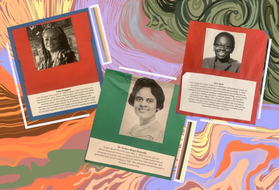 WAC posted biographies of famous and influential feminists around campus.