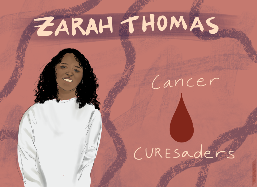 Zarah Thomas and her Cancer CUREsaders team hold various fundraisers for Leukemia and Lymphoma research.