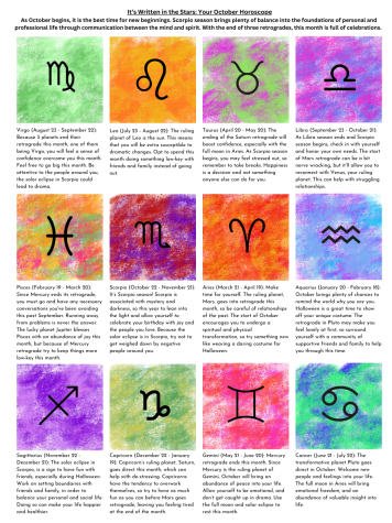Its written in the stars, your October horoscope is here!