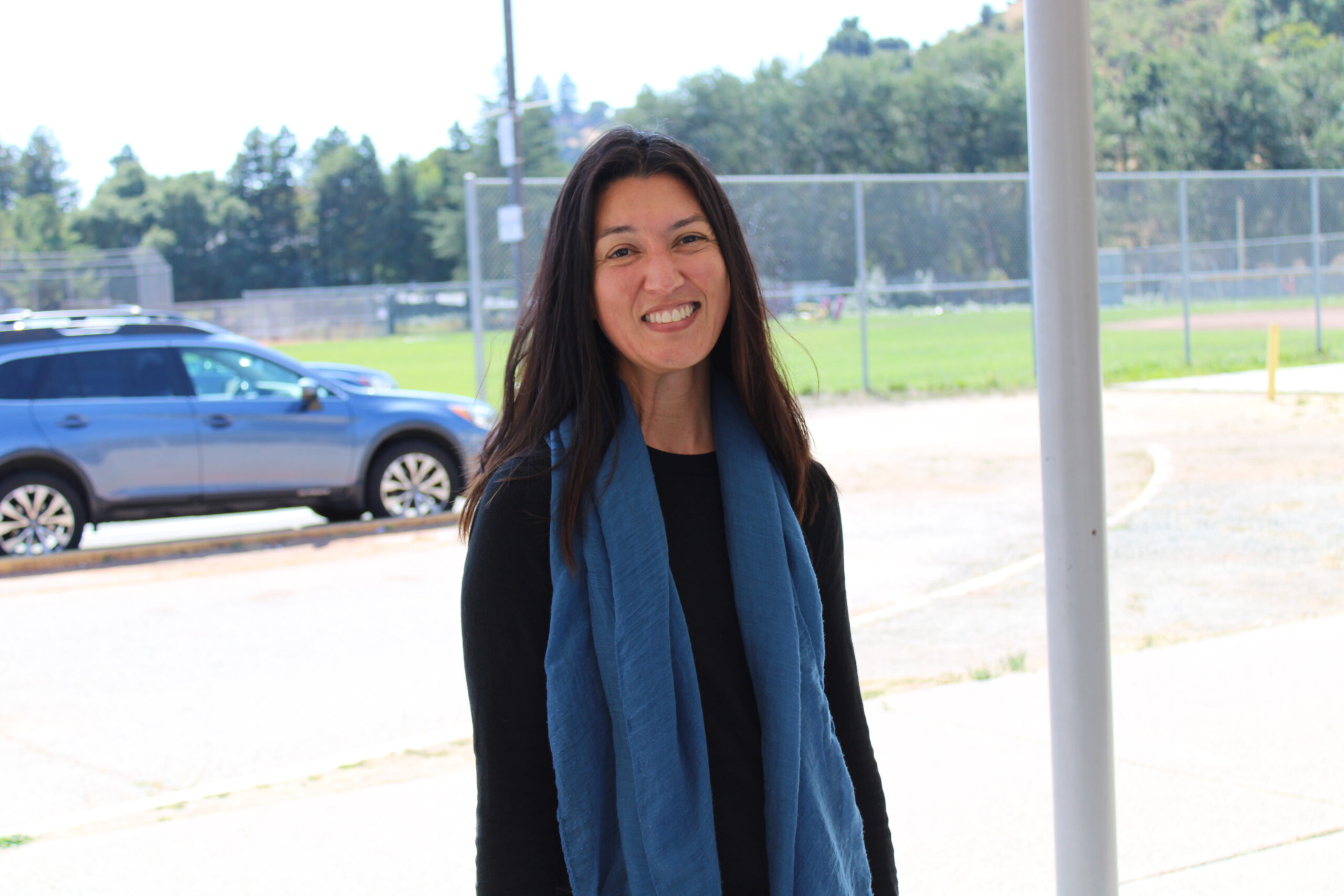 New associate principle Robyn Harrison smiles for the camera.