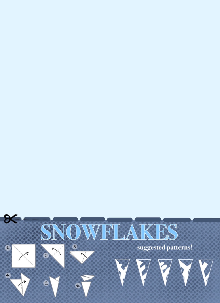 Snowflakes! Inside back cover