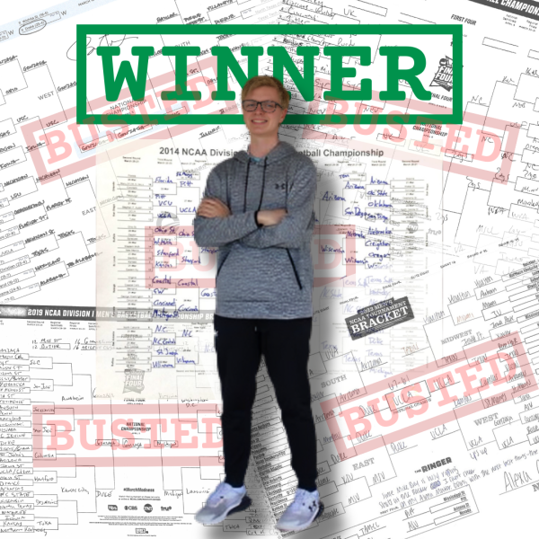 Luke Spivey, the winner of the Donohoe Bracket Challenge
