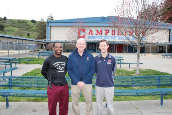 On campus coaches James Williams, Kevin Macy and Steven Dyer are instrumental to the success of athletes at Campolindo.