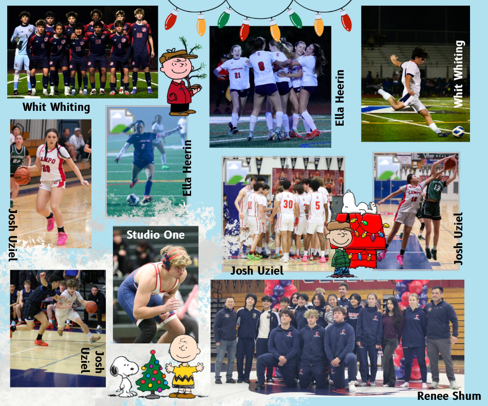 A rundown of each winter sport at Campolindo, celebrating the happy season and hardworking athletes.