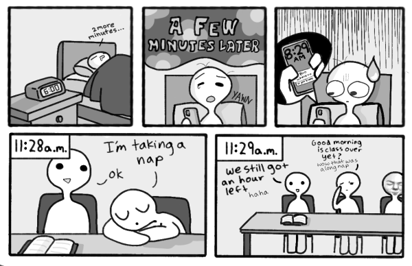 Late to School Comic